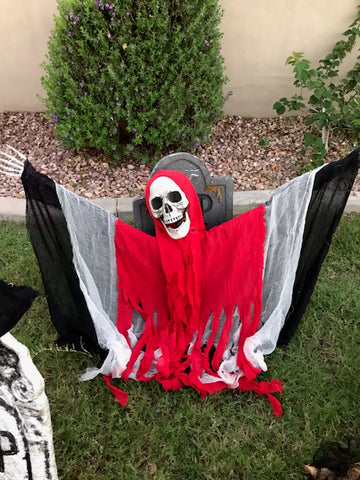 "The Cardinal Corpse" - Grave Yard Shift- Outdoor Halloween Decoration