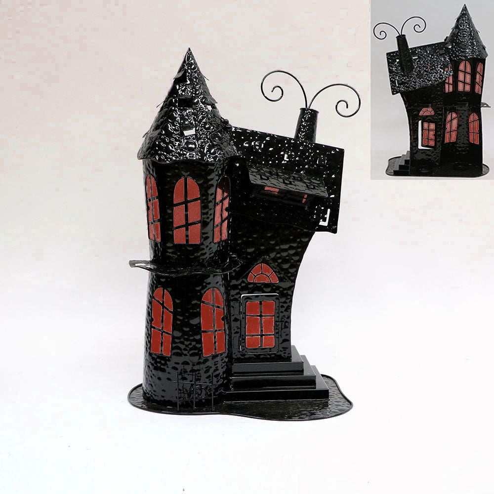 "Haunted Mansion" Halloween tea light holder