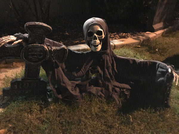 The Grave Yard Shift Collection- "Alcatraz Unchained" Outdoor Halloween Decoration