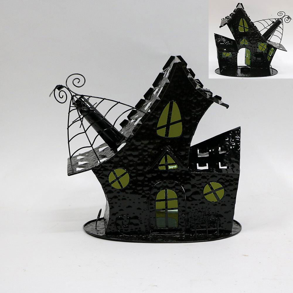 "Salem Witch's Cottage" Halloween tea light holder